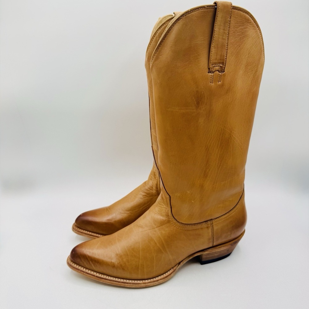 Stetson Emory Boots Women's Size 9 Brown Leather Snip Toe
